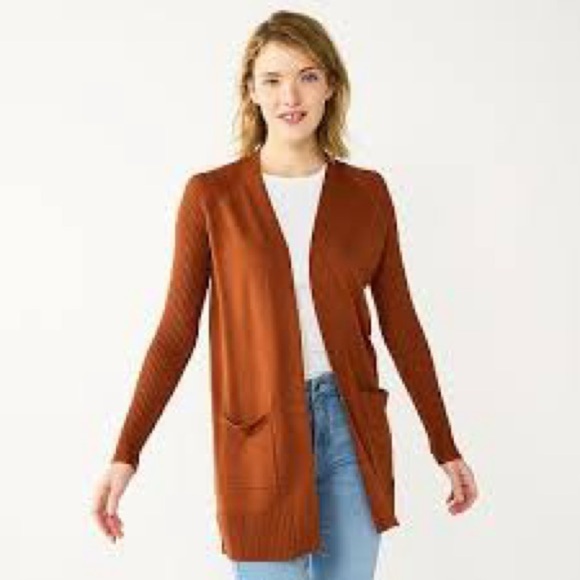 Nine West Sweaters - NWOT Nine West Rust Cardigan Sweater